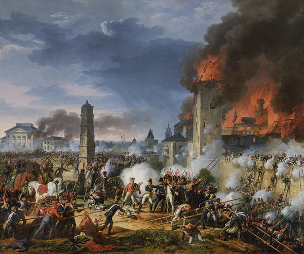 The Attack and Taking of Ratisbon, 23rd April 1809 à Charles Thevenin
