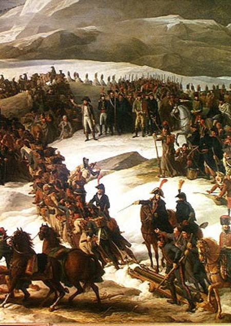 The French Army Crossing the St. Bernard Pass, 20th May 1800 à Charles Thevenin