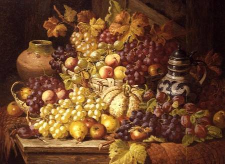 Still Life with fruit à Charles Thomas Bale