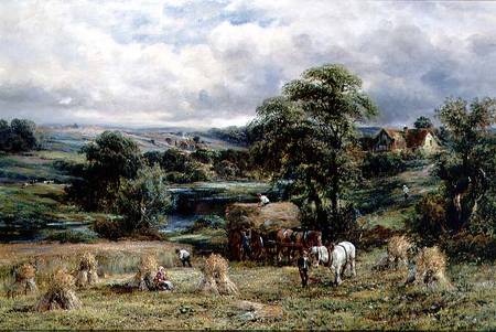 Harvest Time, An English Summer à Charles Thomas Burt