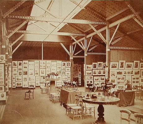 Exhibition of the Photographic Society at the South Kensington Museum, 1858 (b/w photo) à Charles Thurston Thompson