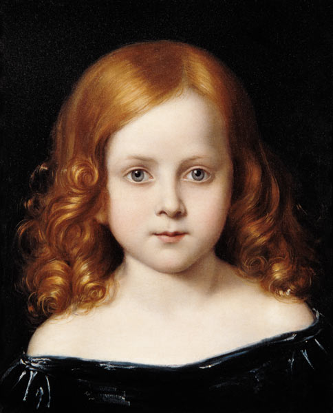Portrait of the Artist's Daughter à Charles West Cope