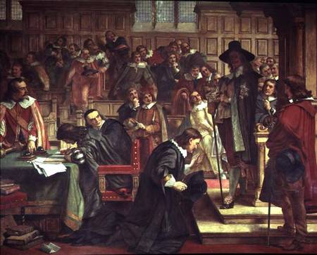 Attempted arrest of 5 members of the House of Commons by Charles I, 1642 à Charles West Cope