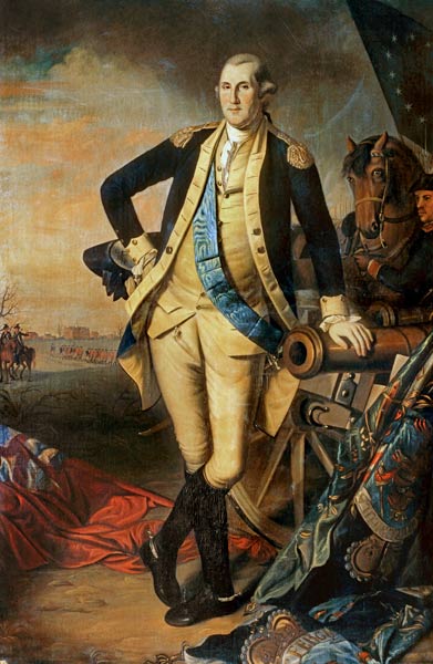 Portrait of George Washington (1732-99) à Charles Willson Peale