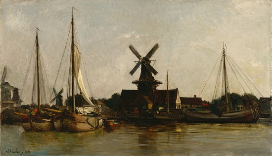 Mills at Dordrecht à Charles Francois Daubigny