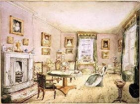 Drawing Room, East Wood, Hay, f.54 from an 'Album of Interiors'
