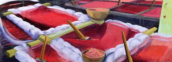 Making Madder, 2003 (oil on canvas)  à Charlotte  Moore