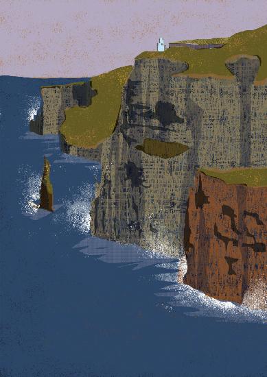 Cliffs of Moher, Ireland, Art Print, County Clare