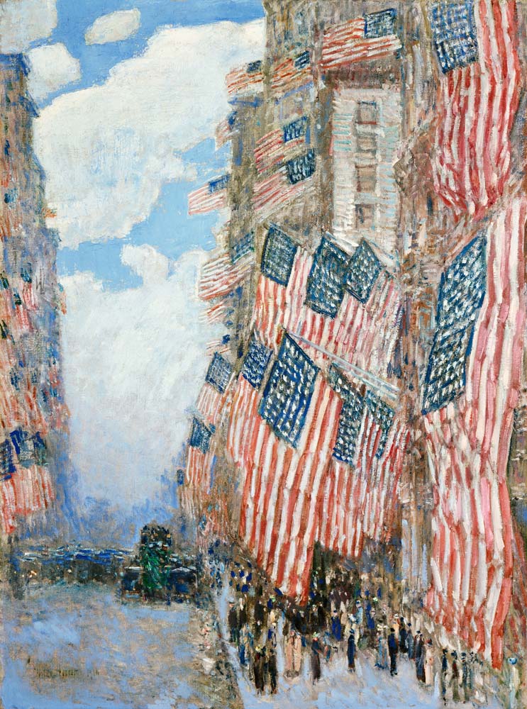 The Fourth of July à Childe Hassam