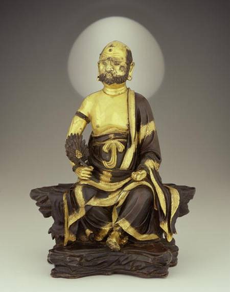 Figure of Bodhidharma, Ming Dynasty à Ecole chinoise