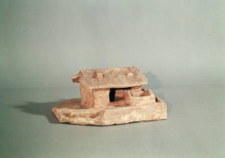 Funerary model of a farm, from Thanh Hoa, Vietnam, Han Dynasty à Ecole chinoise