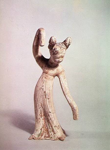 Funerary statue of a dancer à Ecole chinoise
