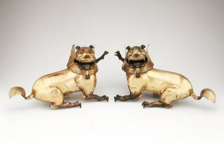Pair of lion censers, Ming dynasty à Ecole chinoise