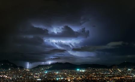 Lightning over Athens II
