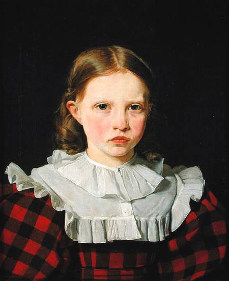 Portrait of Adolphine Kobke (1820-80) à Christen Schjellerup Kobke