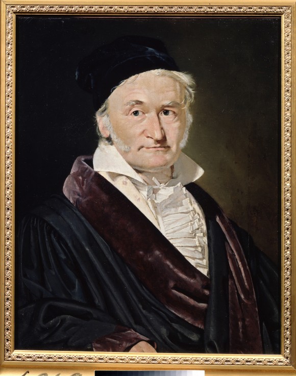 Portrait of the Mathematician, Astronomer and Physicist Carl Friedrich Gauss (1777-1855) à Christian Albrecht Jensen