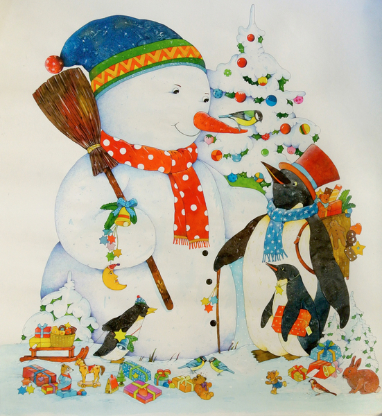 Snowman and Penguin à Christian  Kaempf