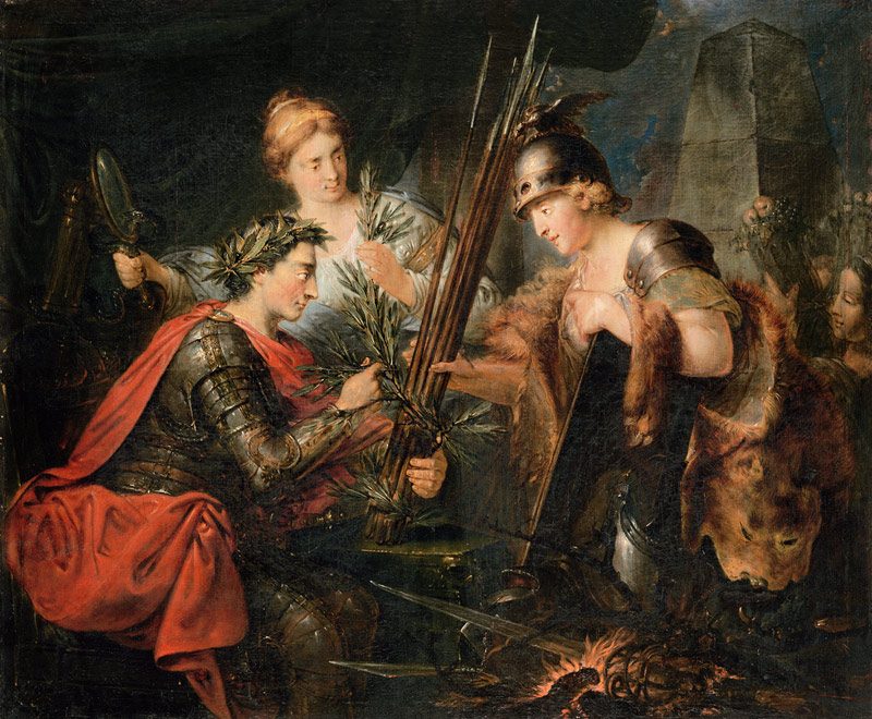 Frederick the Great creating the League of Princes à Christian Bernhard Rode