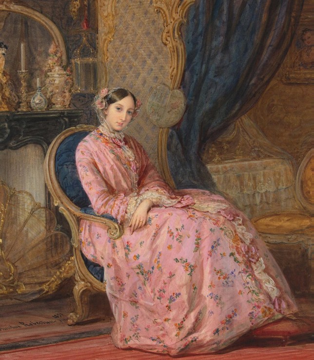 Portrait of Grand Duchess Maria Nikolaevna of Russia, Duchess of Leuchtenberg (1819-1876) à Christina Robertson