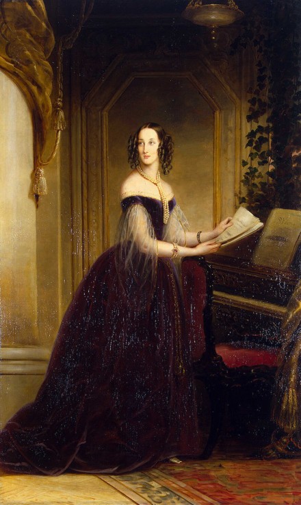 Portrait of Grand Duchess Maria Nikolaevna of Russia (1819–1876), Duchess of Leuchtenberg à Christina Robertson