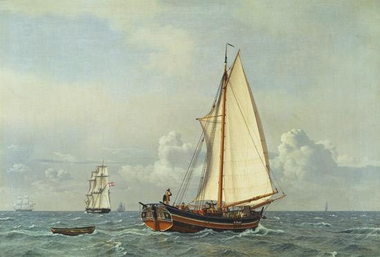 The Sea à Christoffer Wilhelm Eckersberg