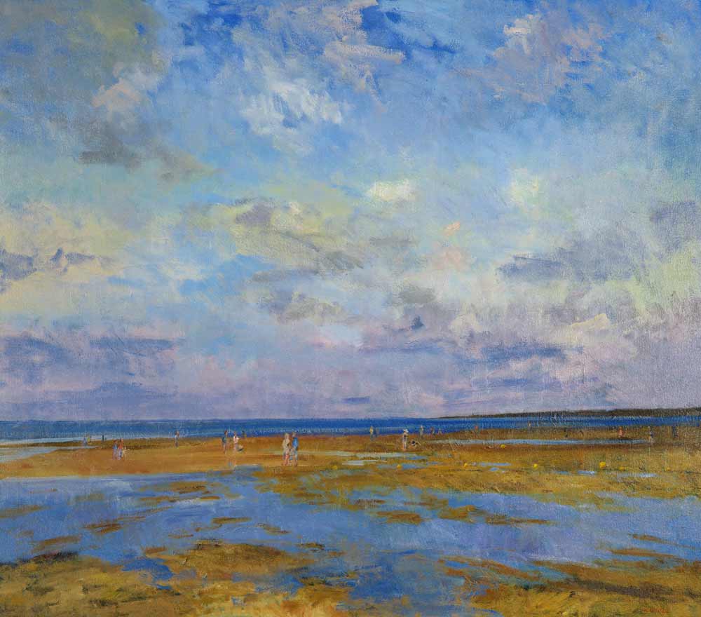 Brittany Beach (oil on canvas)  à Christopher  Glanville