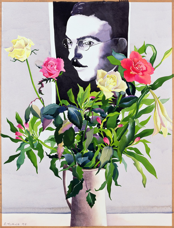 Fernando Pessoa (1888-1935), Roses and Lilies (w/c on paper)  à Christopher  Ryland