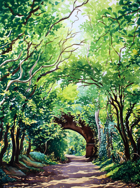 Sudbury Bridge and Trees à Christopher  Ryland