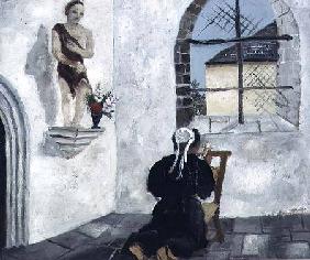 Breton Woman at Prayer