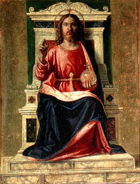 Christ Enthroned à Giovanni Battista Cima da Conegliano