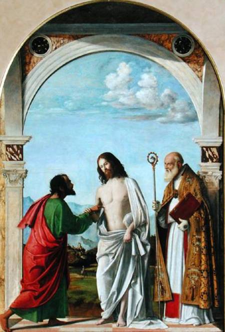 Doubting Thomas with St. Magnus à Giovanni Battista Cima da Conegliano