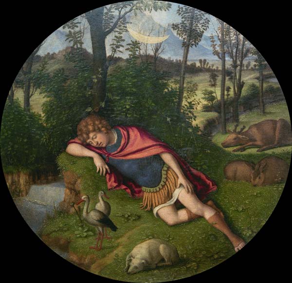Sleeping Endymion à Giovanni Battista Cima da Conegliano