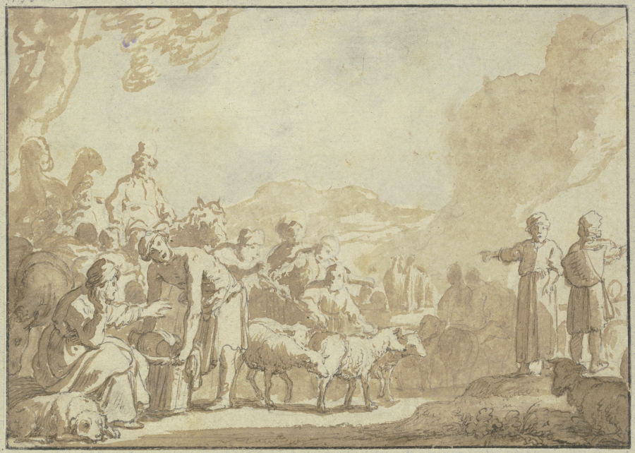 Abraham und Lot trennen sich à Claes Cornelisz. Moeyaert