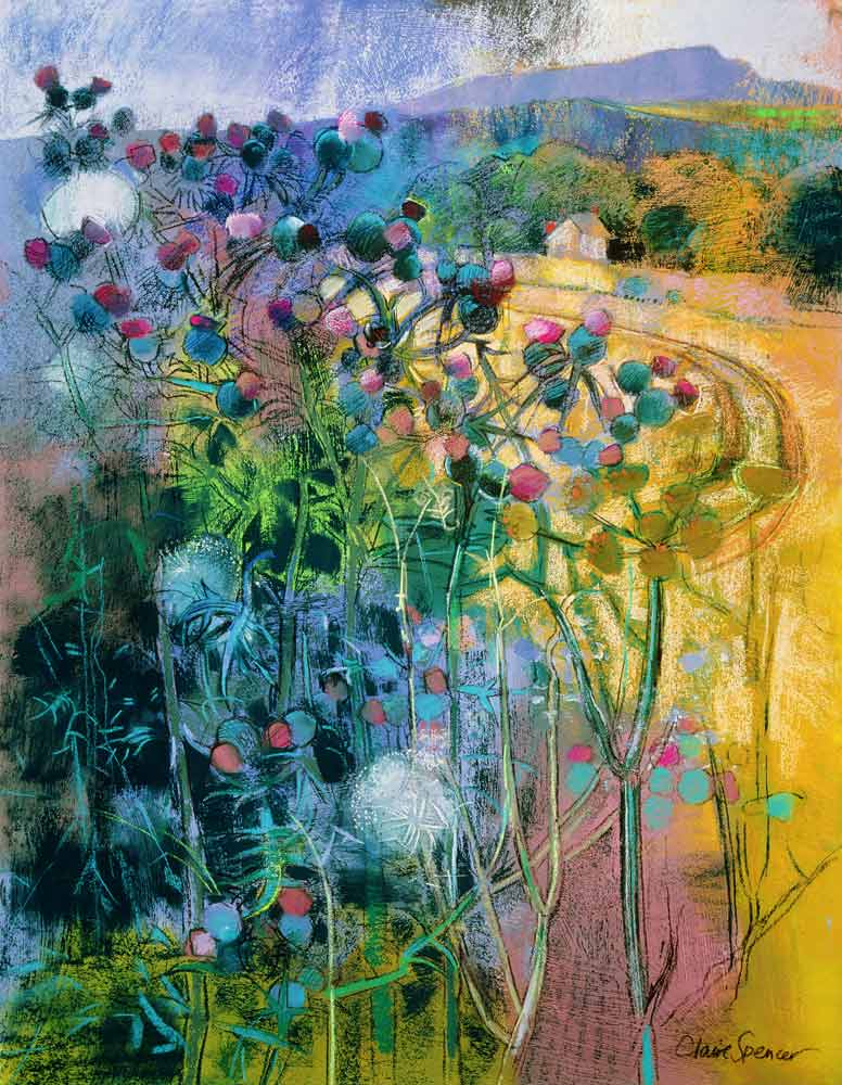 The Wild Beauty of Clee (pastel on paper)  à Claire  Spencer