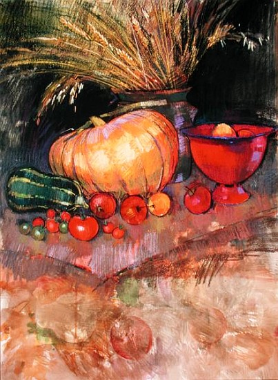 Harvest (pastel on paper)  à Claire  Spencer