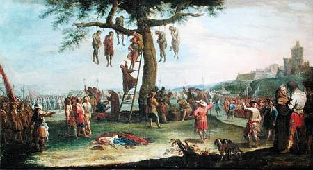 The Hanging, from the 'Miseries and Misfortunes of War' series à Claude Callot