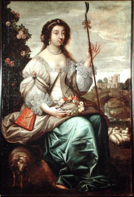 Julie d'Angennes (1607-71) as Astree à Claude Deruet