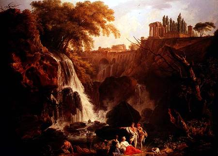 Falls of Tivoli à Claude Joseph Vernet