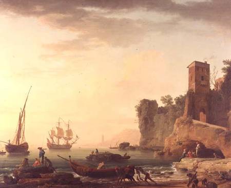 The Port of Genoa à Claude Joseph Vernet