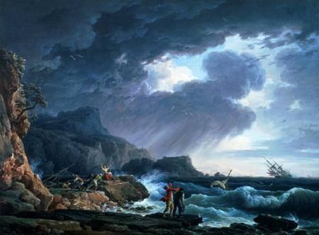 A Seastorm à Claude Joseph Vernet