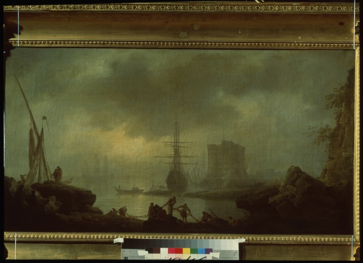 View of the Sea. Mist à Claude Joseph Vernet