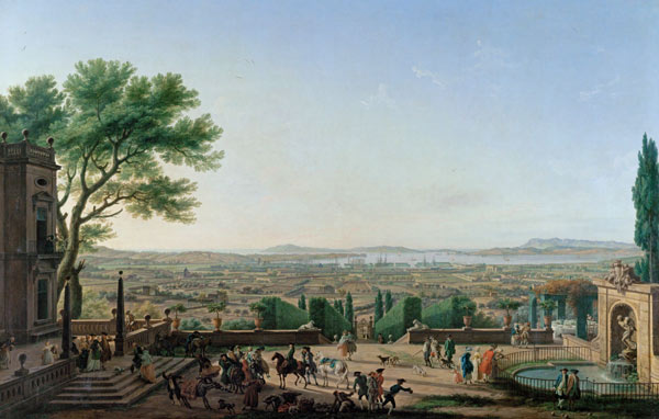 City and Port of Toulon à Claude Joseph Vernet