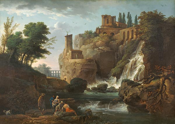 The Falls of Tivoli à Claude Joseph Vernet