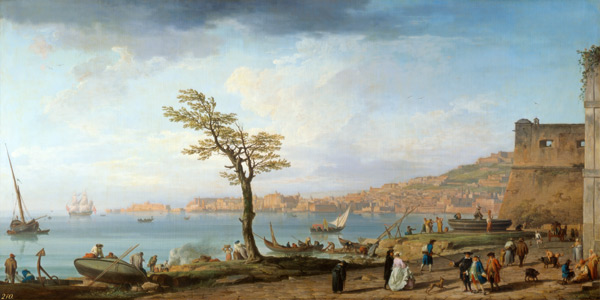 View of the Bay of Naples à Claude Joseph Vernet