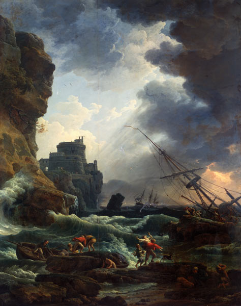 The Storm à Claude Joseph Vernet