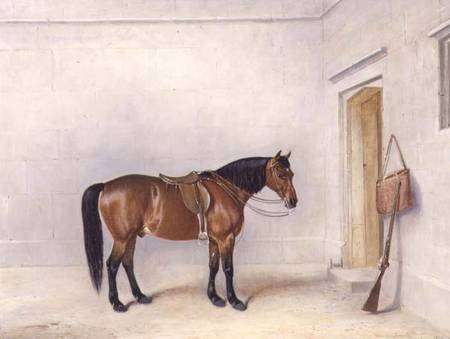 Saddled Bay Shooting Pony à Claude L. Ferneley