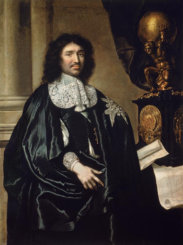 Portrait of Jean-Baptiste Colbert de Torcy (1619-83) à Claude Lefebvre