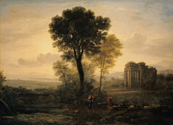Morning (Landscape with Jacob, Rachel and Leah by the Well) à Claude Lorrain