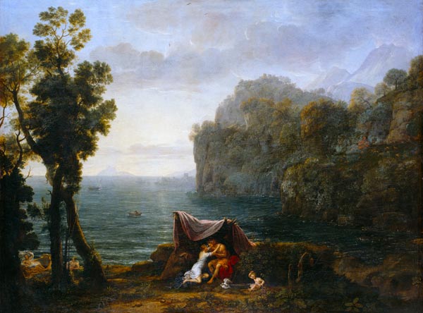 Marine avec Acis et Galathée à Claude Lorrain