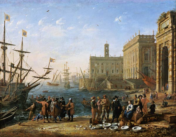 Harbour Scene à Claude Lorrain